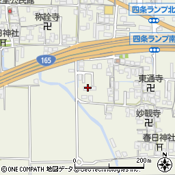 奈良県橿原市四条町484周辺の地図