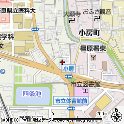 奈良県橿原市四条町280周辺の地図