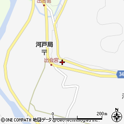 広島県東広島市河内町河戸248-1周辺の地図