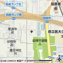 奈良県橿原市四条町330周辺の地図
