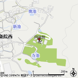 円珠院周辺の地図