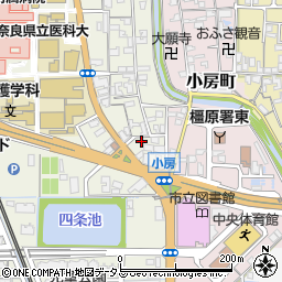 奈良県橿原市四条町282周辺の地図