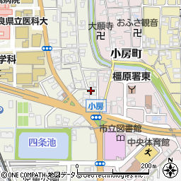 奈良県橿原市四条町278周辺の地図