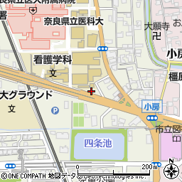 奈良県橿原市四条町290周辺の地図