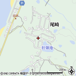 兵庫県淡路市尾崎498周辺の地図