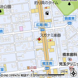 井原自動車２号店周辺の地図