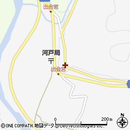 広島県東広島市河内町河戸252周辺の地図