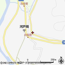 広島県東広島市河内町河戸268周辺の地図