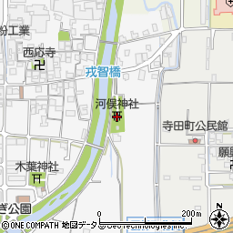 河俣神社周辺の地図