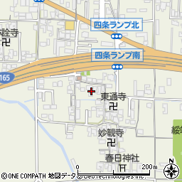 奈良県橿原市四条町506周辺の地図