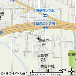 奈良県橿原市四条町507周辺の地図