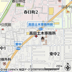 財団法人関西電気保安協会　高田調査センター周辺の地図