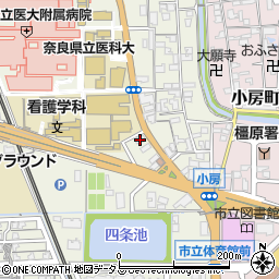 奈良県橿原市四条町576周辺の地図