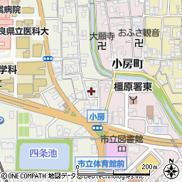 奈良県橿原市四条町935周辺の地図