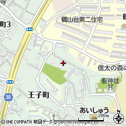 大阪府和泉市王子町906周辺の地図