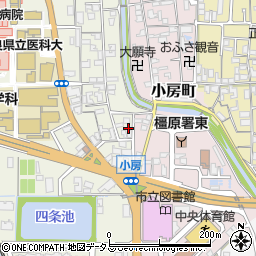 奈良県橿原市四条町945周辺の地図