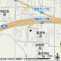奈良県橿原市四条町505周辺の地図