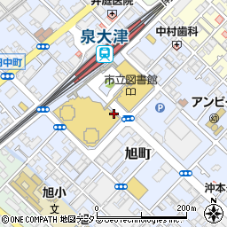 パレット　泉大津店周辺の地図