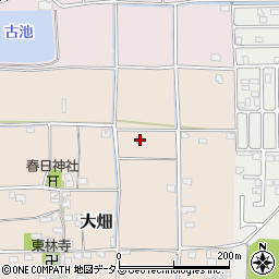 奈良県葛城市大畑52周辺の地図