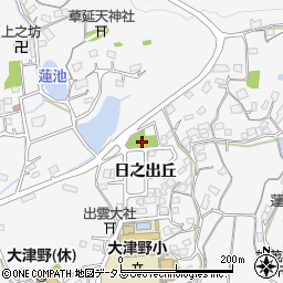 大津野第1公園周辺の地図