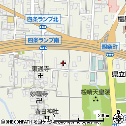 奈良県橿原市四条町533周辺の地図