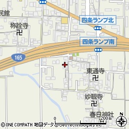 奈良県橿原市四条町489周辺の地図
