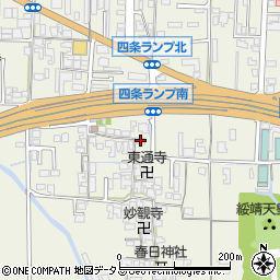 奈良県橿原市四条町513周辺の地図
