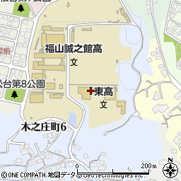 広島県立東高等学校周辺の地図