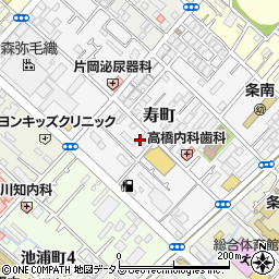 大阪府泉大津市寿町周辺の地図