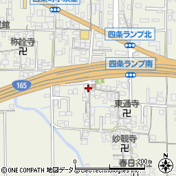 奈良県橿原市四条町490周辺の地図
