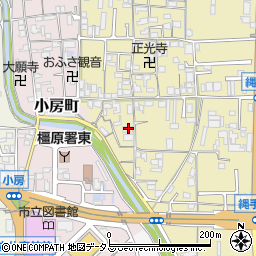 奈良県橿原市縄手町258周辺の地図