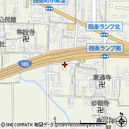 奈良県橿原市四条町493周辺の地図