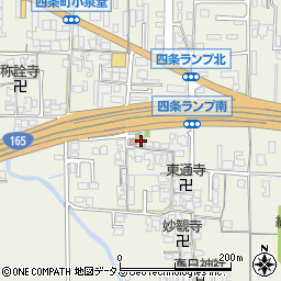 奈良県橿原市四条町518周辺の地図