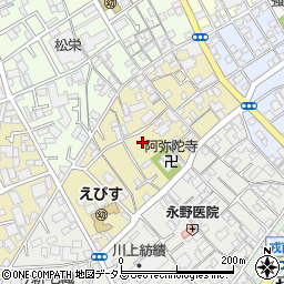 大阪府泉大津市下之町周辺の地図