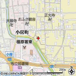 奈良県橿原市縄手町250周辺の地図
