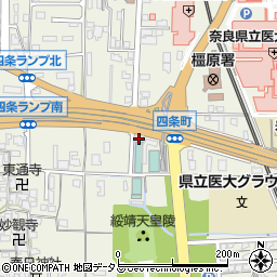 奈良県橿原市四条町544周辺の地図