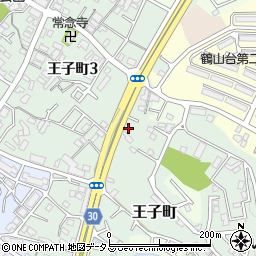 大阪府和泉市王子町887-3周辺の地図