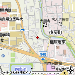 奈良県橿原市四条町932周辺の地図