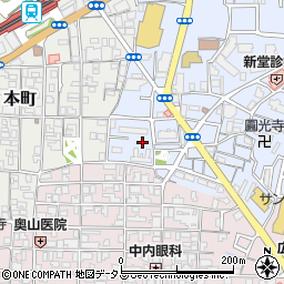 市営若松団地周辺の地図