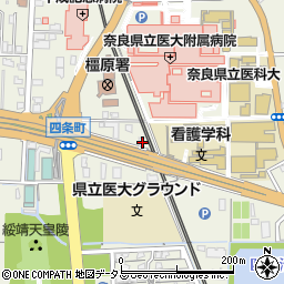 奈良県橿原市四条町560周辺の地図