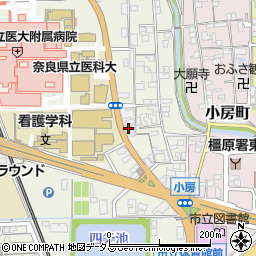 奈良県橿原市四条町584周辺の地図