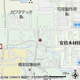 奈良県桜井市橋本84周辺の地図