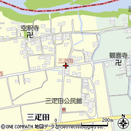 三疋田周辺の地図