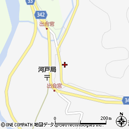 広島県東広島市河内町河戸57周辺の地図