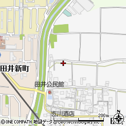 奈良県大和高田市田井周辺の地図