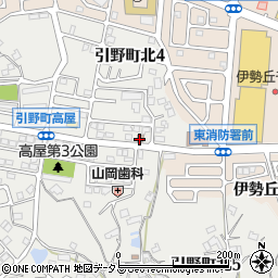 福山高屋郵便局周辺の地図
