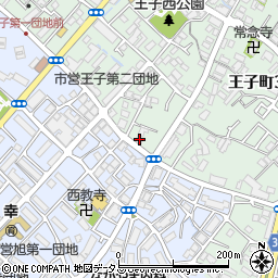 王子町集会所周辺の地図