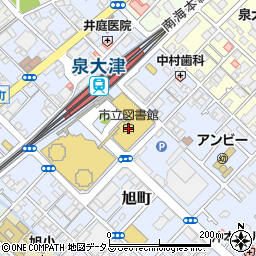 松源泉大津店周辺の地図