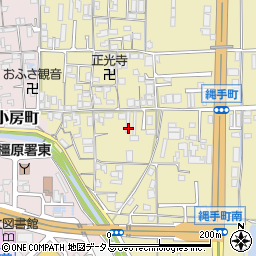 奈良県橿原市縄手町213-1周辺の地図