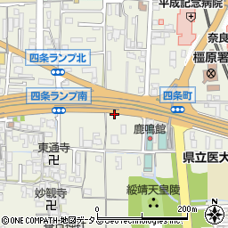 奈良県橿原市四条町534周辺の地図